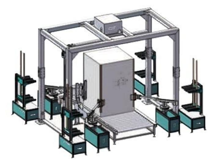 搖臂纏繞膜機加護角機